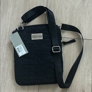 NWT Kenneth Cole Reaction Quilted Black Shoulder Bag